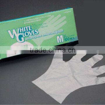 Non-sterile, High density, Industrial, Transparent, Plastic Polyethylene (PE) Disposable Gloves(CE ISO FDA)