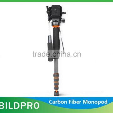 Carbon Tripod Monopod Competible With DV Pan Head Portable Alpenstock photo-5