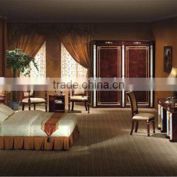 5 star hotel project home furniture / pictures of modern wooden beds HR101