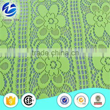 China Supplier Wholesale Well Design Nylon Spandex Lycra Lace Fabric for Garment photo-5