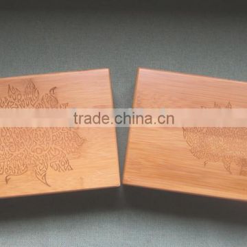 Green Laser Cut image bamboo block