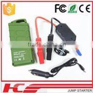 How to jump start a car with a portable power bank car starter