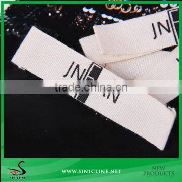 Sinicline 100% Cotton Logo Printing Garment Main Label