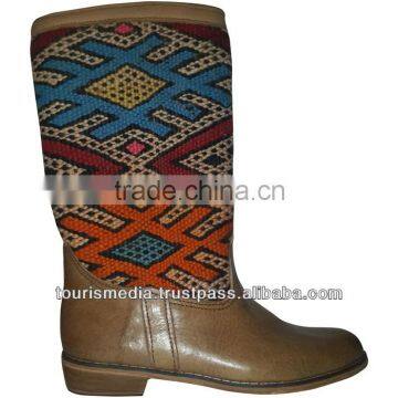 Handmade moroccan kilim boot size 38 n6 Wholesale