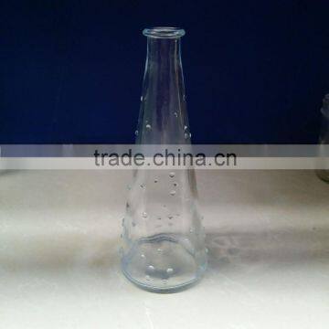 240ML Clear glass vase with spot on sale