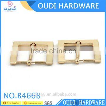 30mm shiny plating zinc alloy metal buckle for garment accessories