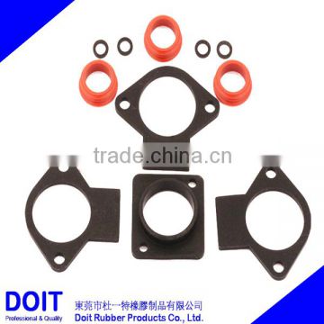 custom ( medical, bathroom, micro-pump) auto rubber gaskets high temperature oven gasket