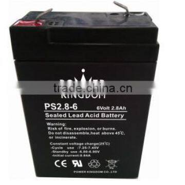 UPS backup battery 6V2.8Ah