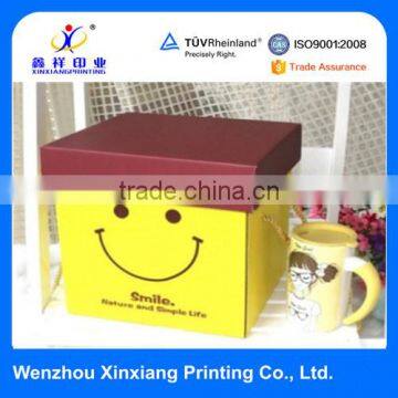 Smile Pattern Luxury Promotion Gift Boxes for Paper Cards