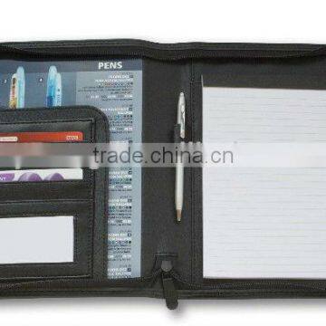 A5 Folder Leather Organizer Holder With Pen Holder