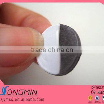 istropic flexbile soft round plastic magnet