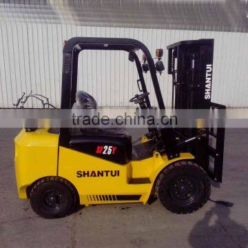 SHANTUI SF25Y 2.5Ton Lpg fuel forklift sales in South American