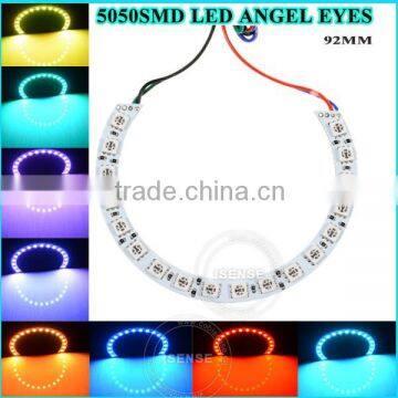 High power led angel eyes bulb 92mm semi circle whit pcb 5050 rgd led headlight
