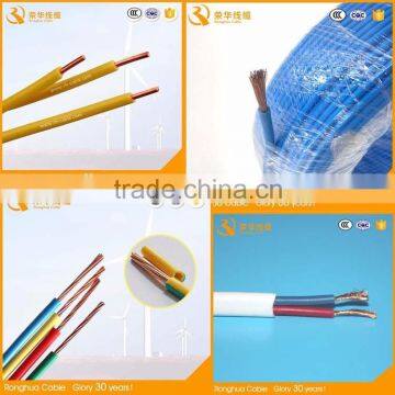 1mm 1.5mm 2.5mm 4mm 6mm Electric Copper Conductor PVC Coated wire cable