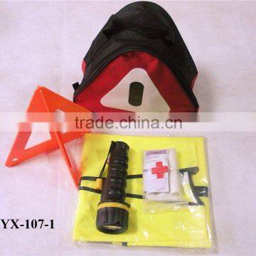 auto aid tool,Car Safety Kit with warning triangle