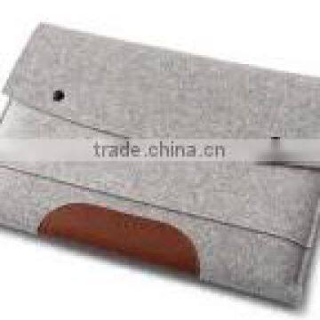 Customized Whole Sale High Quality Felt Laptop Sleeve Bag for Macbook