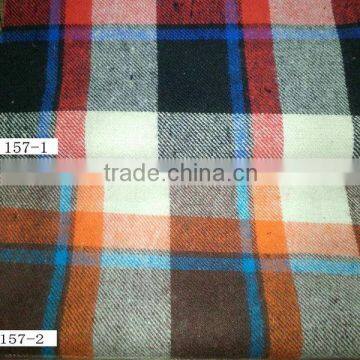 16*16 58*52 cotton/polyester yarn dyed flannel fabric for shirt with ready bulkhigh quality