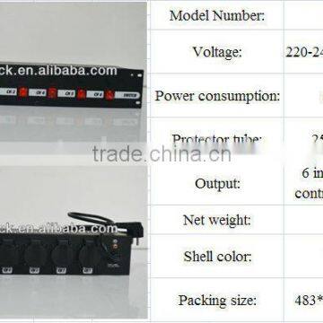 Professional 8 Plugs 8 Switchs Saperate Max Power Controller Power Switc Mixer photo-5