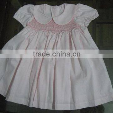 Smocked baby dress