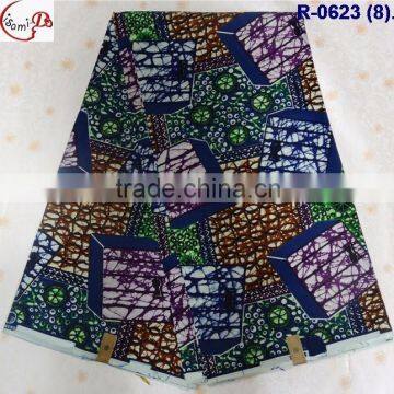 2015 New Arrival High Quality African Batik Wax Printed With Different Design R -0623 photo-2