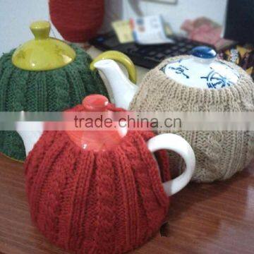 Knitted coffee cup sleeves,knitted bottle sleeve,hot cup sleeve