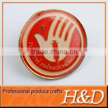 stainless steel blank button badges with pin