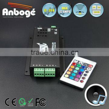 Waterproof IP65 5050 IR music rgb led controller RGB/5M led strip