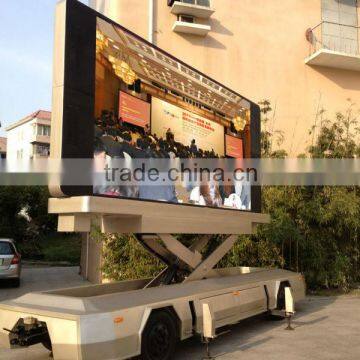 2013 For Sale, YES-T12 Mobile LED Trailer, Trailer mounted Folding LED display,Advertising Vehicle,Advertising trailer
