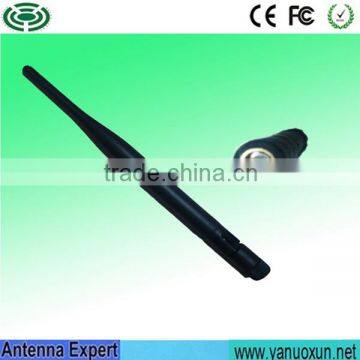 ISO9001:2008 High Gain 3 db 890-1890MHz Rubber Antenna With RP -SMA Connector For Interphone