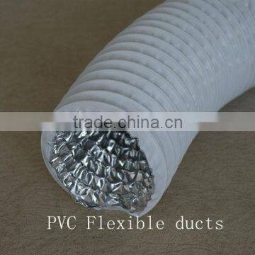 good quality white PVC pipe Flexible Air Duct manufacturer