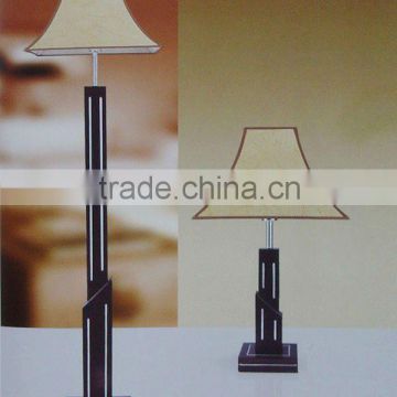 5 star hotel decoration lighting wooden floor lamp