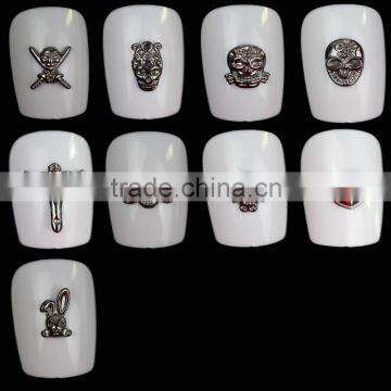 3D Nail Art DIY Rhinestone Decoration Nail Accessories Rock Punk Alloy Skull Rivet Craw For Manicure Tools