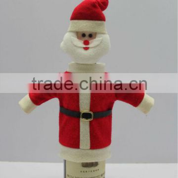 New item santa decorative wine bottle covers