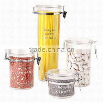 Food Storage Airtight Container/Jar/ Box/Canister with clip Lid