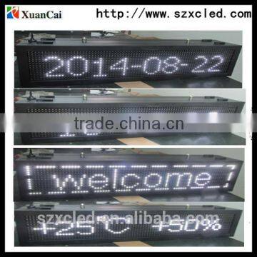 DIP LED Advertising Screen/P10 Outdoor Rental LED Display Shows Time, Date,temperature