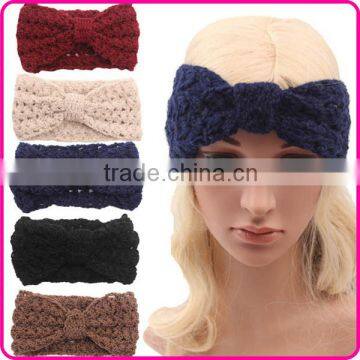 hot sale hair accessories wide cheap girl knit headbands