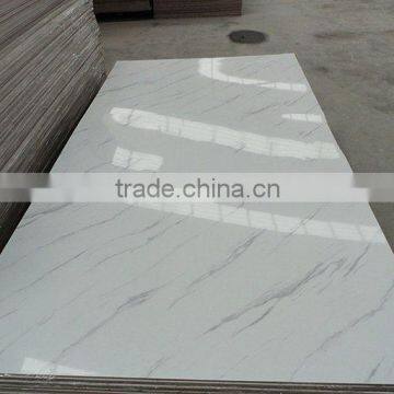 Pvc Sheet Waterproof Bathroom Paneling Marble Wall Panel, Bathroom Tile Design photo-6