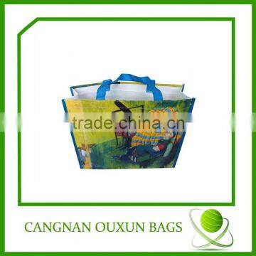 2014 New style laminated woven bag,recycled woven polypropylene shopping bags,poly woven bag