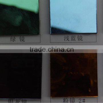 Top Grade Color Polished Mirror With CE and ISO Certificate for Building Bathroom