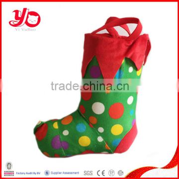 Custom plush christmas shoes toy plush shoes for Christmas