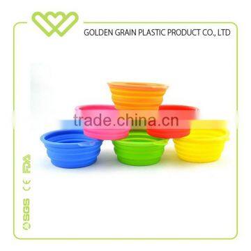 wholesale portable silicone collapsible washing up bowl