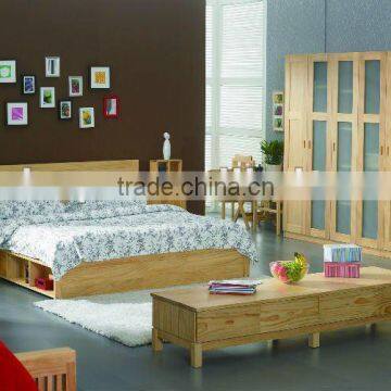 LB-LF5010 pine wood modern living bedroom furniture