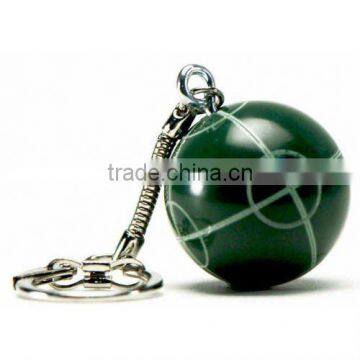 bocce ball key chain