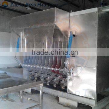 new designed soft shaft hydraulic pig hair removing machine