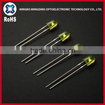 546 oval yellow led diode