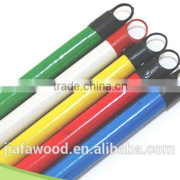 120x2.2cm pvc coated wooden mop stick