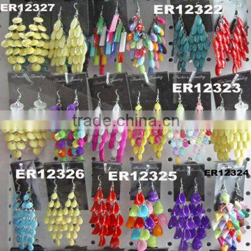 wholesale hot sell beads big chandelier earrings