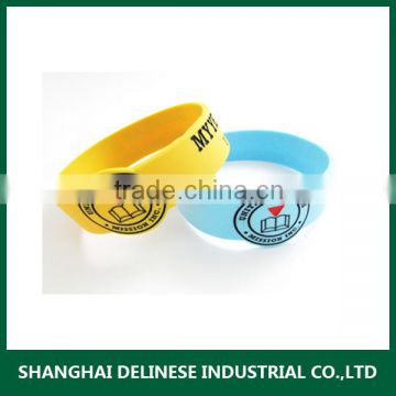 promotional silicone wristband with watch desgin