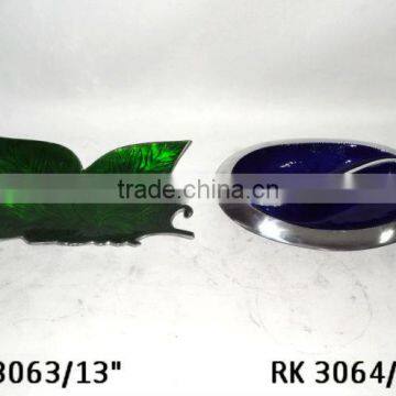 Aluminium Leaf Tray, Enameled Tray, Aluminium Tableware,Modern Tray,enamel serving tray,aluminium enamel trays