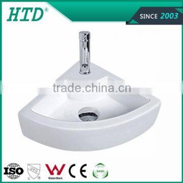 HTD-8010A Modern design above counter sanitary ceramic art basin